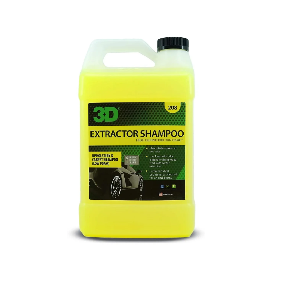 3D Extractor Shampoo - Shampoo para máquinas limpia tapizados GALON